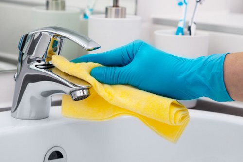 A variety of garments being carefully cleaned at Zara Cleaners.